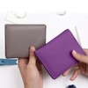 Favydov Compact Mini Purse with Zipper Pocket PU Leather Bifold