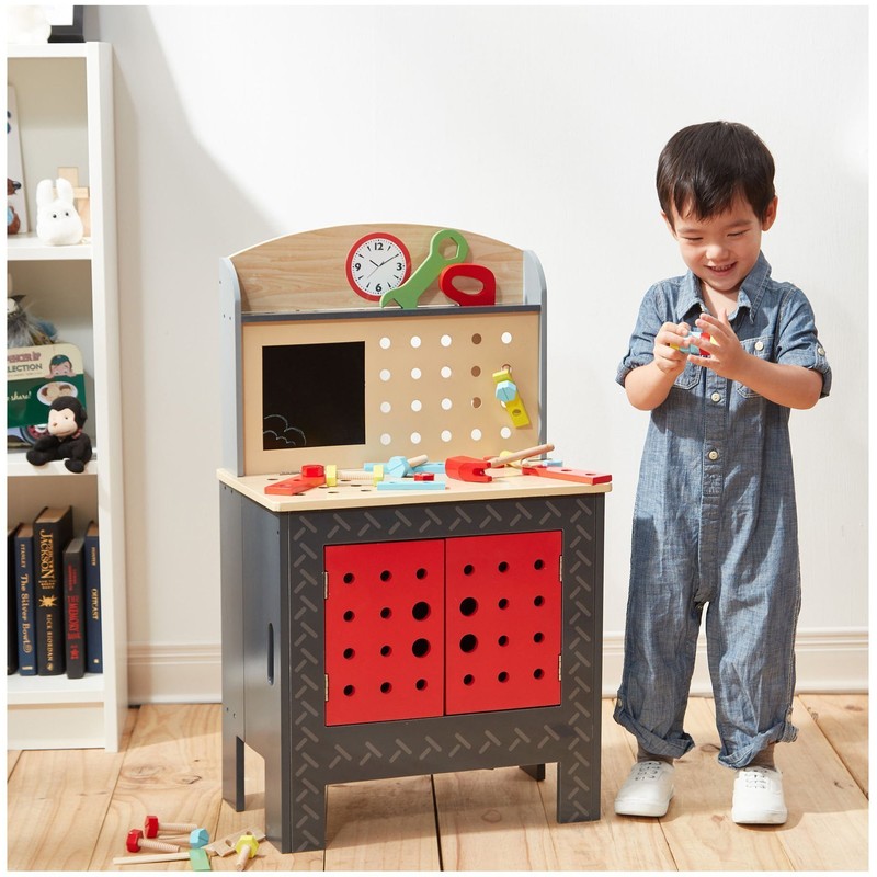 Teamson Kids - Small Foldable Workbench Playset