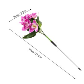 CORHAD Flower Solar Stake Lamp Solar Garden Lights Easy Install Landscape Lights for Garden Decor