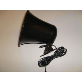 Workman Black ABS Weather Proof PA Speaker Horn CB Radio, Outdoor, Marine, Game Call 15w