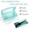 Gusnilo Barbicide Disinfectant Box Nail Art Tools Sanitizing Tray Disinfectant