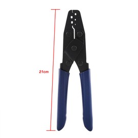 aqxreight Crimp Plier, Manual Cold Crimping Terminal Crimper 22-10 AWG Terminal Wiring Harness Crimp Plier Open Style Crimper Crimping Tool for Household Industrial