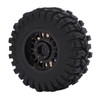 4Pcs Brass Wheel Tire Set 1.2in Hub Replacement for Traxxas