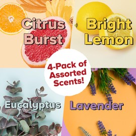 MAXTITE Ultra-Concentrated Hydrogen Peroxide Cleaner - Assorted Scents, 1 Gallon, 4 Pack - Universal Cleaner for Home Surfaces, Glass & Carpet (Dilution Required)