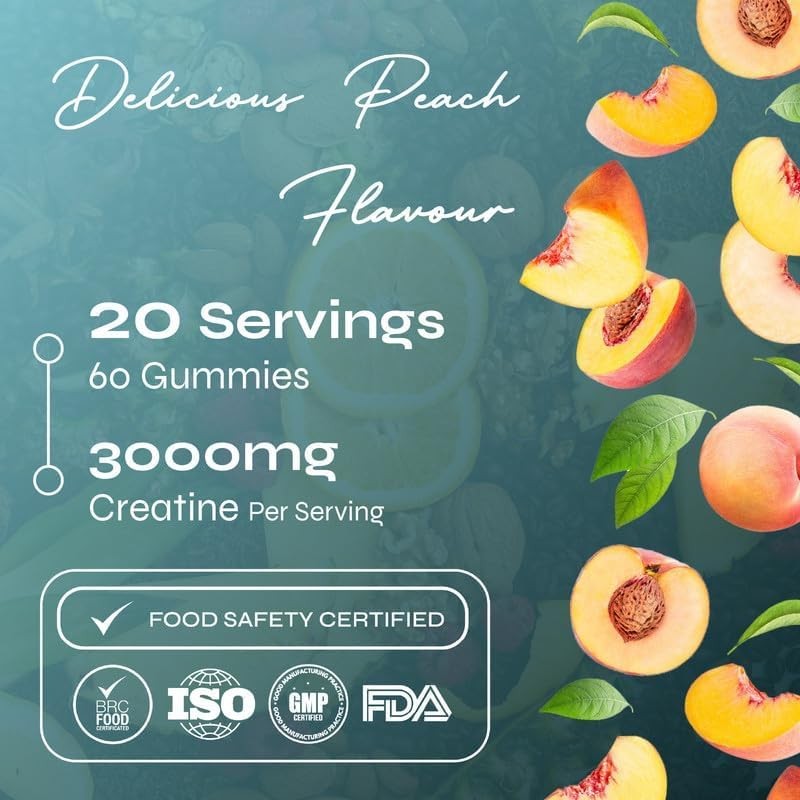 Known Tasty Creatine Gummies - 3400mg Creatine Monohydrate - Supports