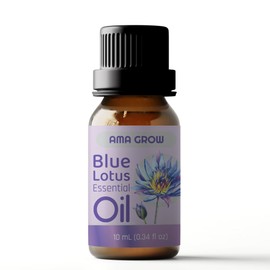 Premium Blue Lotus Essential Oil – Organic & Chemical-Free, Sacred Water Lily Extract for Yoga, Meditation, and Aromatherapy – Natural Aroma, Non-Toxic, Perfect for Diffusers 0.34oz (10ml)