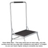 LivingSURE Extra Wide Folding Step Stool with Foam-Grip Handle –