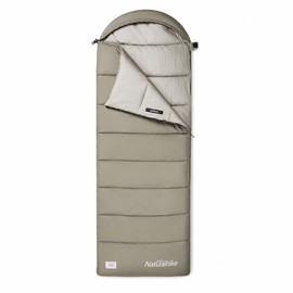 Naturehike Camping Sleeping Bag - 3 Season Warm & Cool Weather - Summer, Spring, Fall, Lightweight, Waterproof for Adults & Kids - Camping Gear Equipment, Traveling, and Outdoors (M180, Left Zipper)