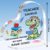TTOVEN Teachersaurus Acrylic Plaque - Thank You Gift for Women