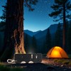 Black Pocket Knife Sharpener - Keychain Multi-Purpose Tool for Camping