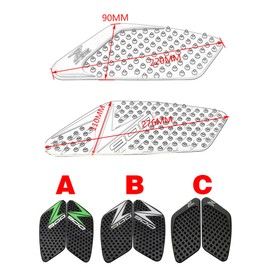 Motorcycle Anti slip Tank Pad Sticker Knee Grip Traction Side Pads  Replacement forkawasaki Z900 2017