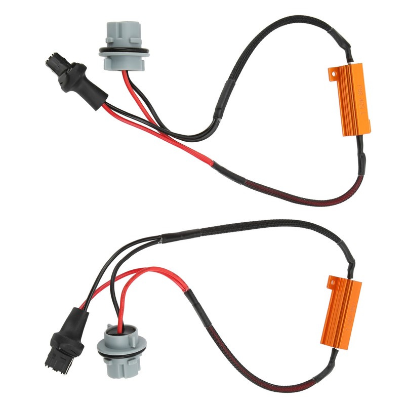 2Pcs LED Resistor Accurate Efficient Decoding Small Portable Anti Corrosion