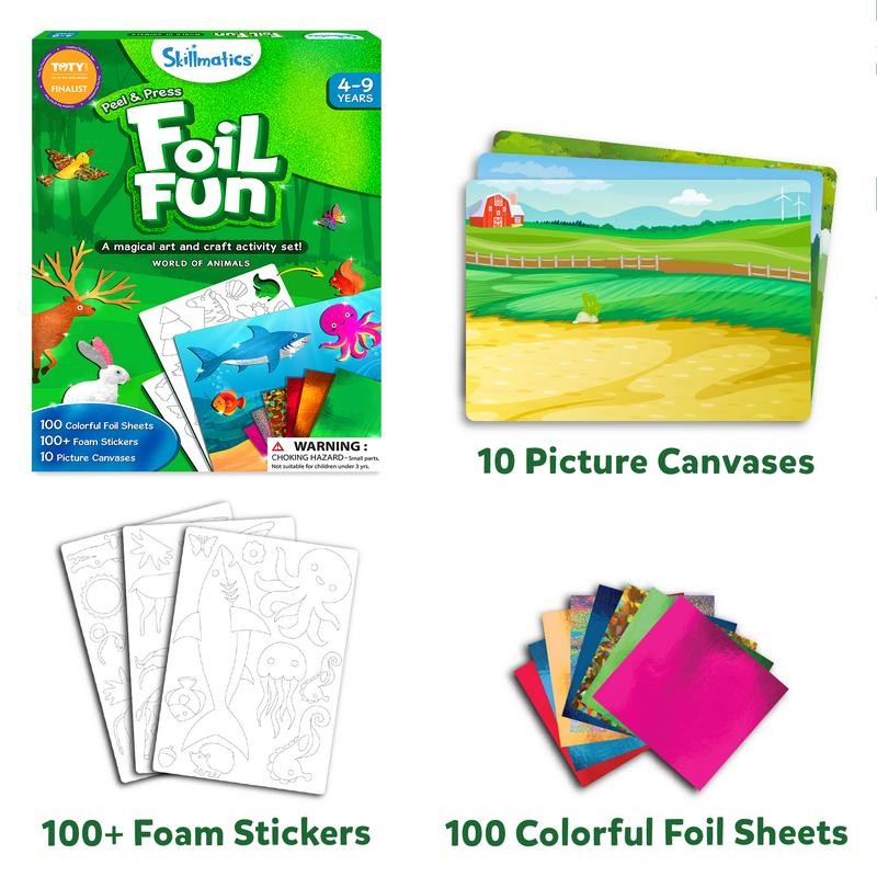 Skillmatics Foil Fun - Art & Craft Activity, Mess Free
