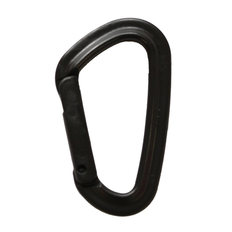 YKK Plastic Carabiner 4.3cm×6.5cm Black IN75-580