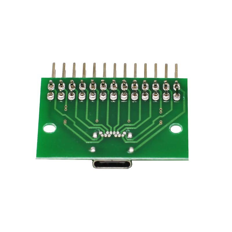 WLGQ USB 3.1 TYPEC hembra con placa de prueba PCB