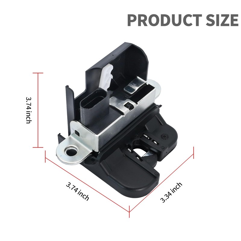 EATAKWARD 5K0827505A Rear Trunk Boot Lid Liftgate Lock Latch Replacement