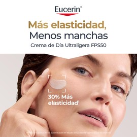 Hyaluronic Filler + Elasticity Day Cream, Ultralight SPF 50, 50ml, Anti-Wrinkle and Anti-Wrinkle Face Cream, Sun Protection with Thiamidol, Quick Absorption, for All Skin Types