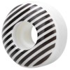 4PCS 95A PU White Stripe 52x30mm Skateboard Double Rocker Wheel