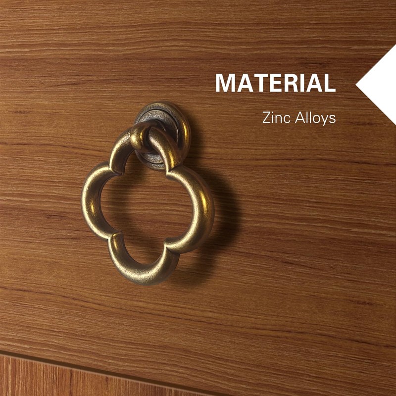 Ruiao Cupboard Knobs Cabinet Knobs Drawer knobs, Zinc Alloy Gold