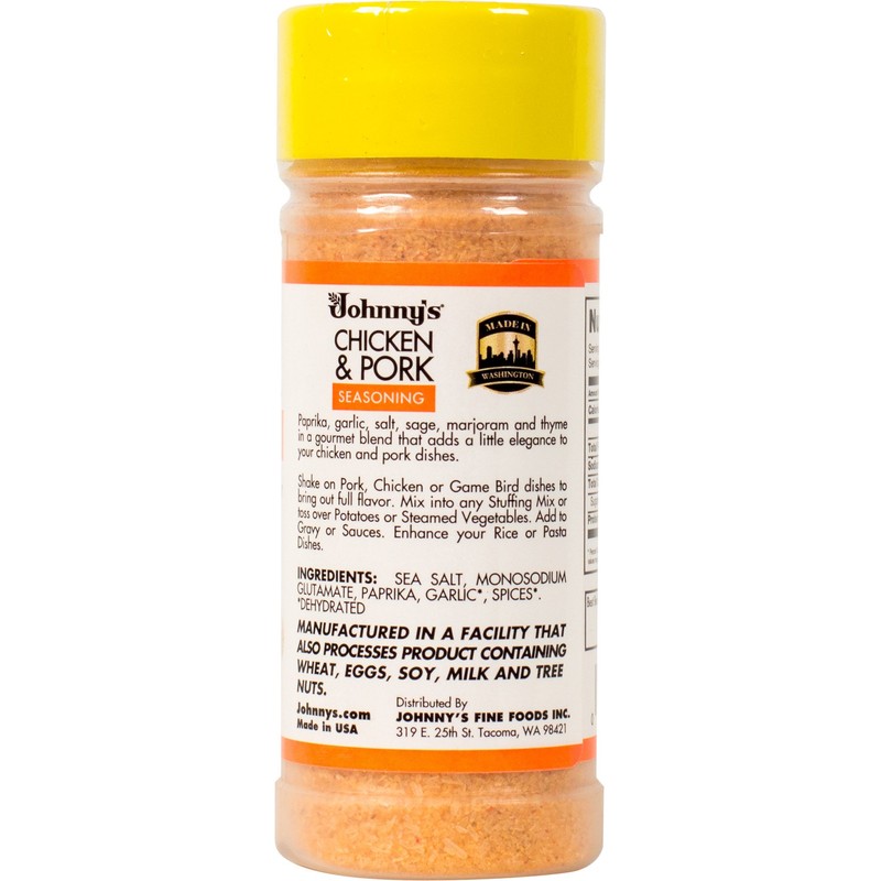 Johnny's Chicken and Pork Seasoning, 4.75 Ounce (Pack of 6)