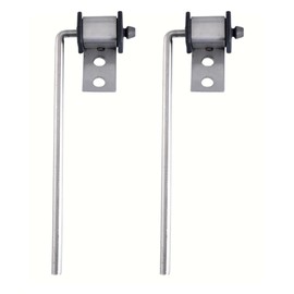 2 Pack Exhaust Hanger rod Stainless Steel 90 Degree Bent 3/8 x 10 inchs Long Universal Exhaust Bracket Hanger Weld on
