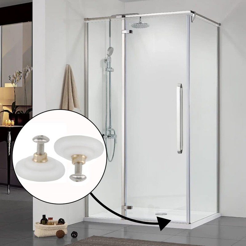 IUDWCG - 8 Pcs Shower Door Rollers - Shower Cubicle
