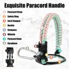 WAPEST Insulated Water Bottle 64 oz with Paracord Handle &