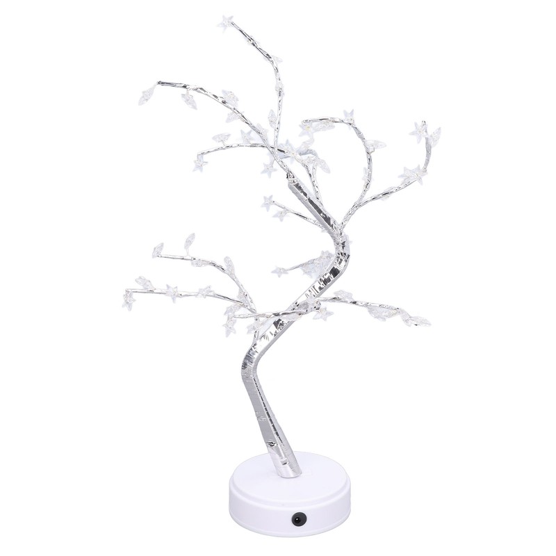 Tabletop Bonsai Tree Lamp Adjustable Safe Touch Switch Night Light
