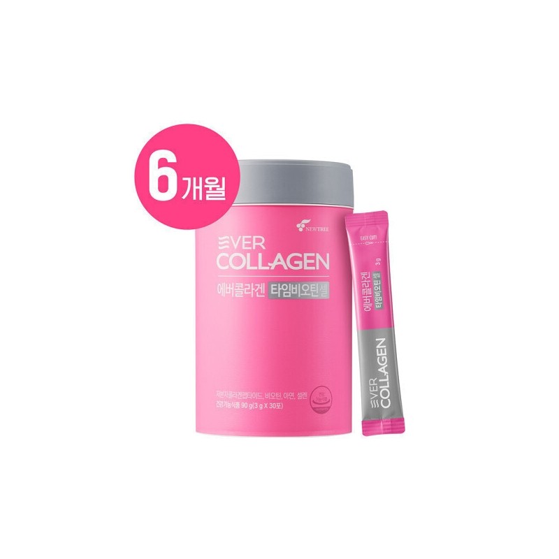 Ever Collagen Time Biotin Cell 6-month Home Shopping Same Product