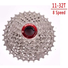 BIKECO MTB Cassette 8-Speed Cassette 11-32T 11-36T 11-40T 11-42T Bicycle Cassette Wide Ratio Bicycle Cassette Sprocket Compatible with Shimano Ultegra xt Sunrace Sram (Except XD) (8-Speed 11-32T)