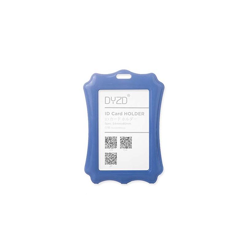 DYZD Hard Plastic Badge Holders ID Card Holders Waterproof ID