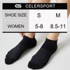CS CELERSPORT 5 Pairs Women's Ankle Running Socks Cushioned Athletic