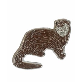 GBJUK Otter Enamel Pin Lapel Badge with Butterfly Clasp Back