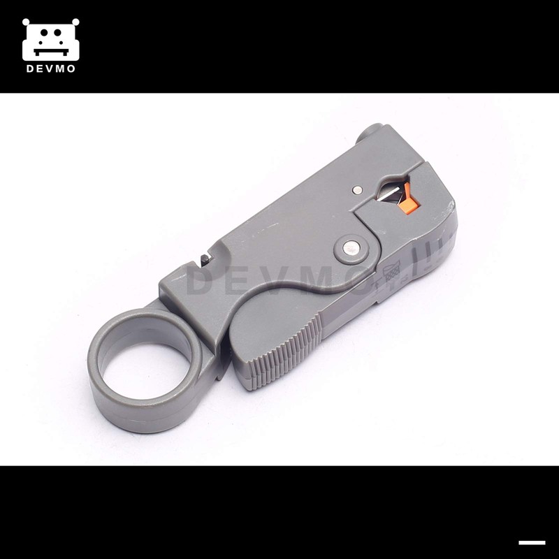 DEVMO Cable Stripper Coaxial Wire Coax Stripping Tool RG6 RG11