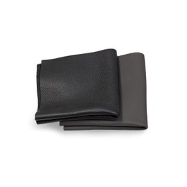 Leather Pieces – Various Leather Bundles in Various Black Shades, Leather Cut, Extra Large Pieces, High-Quality for Sewing, Leather Working, Crafts, Covering, Decoration, 800 g – Minimum DIN A5