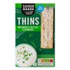 Ryvita Thins Rosemary & Sea Salt Flatbreads, 125g