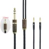 Replacement Audio Upgrade Cable 6N OCC Copper Single Crystal Silver