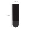 Command Black Picture Hanging Strips, 4 pairs (8 strips), Indoor