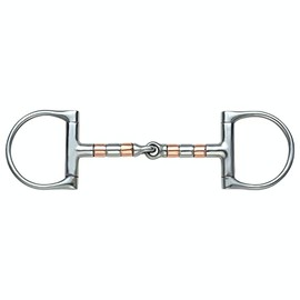 Shires Equestrian - Roller Mouth Dee Bit - S/steel - Size: 51/2