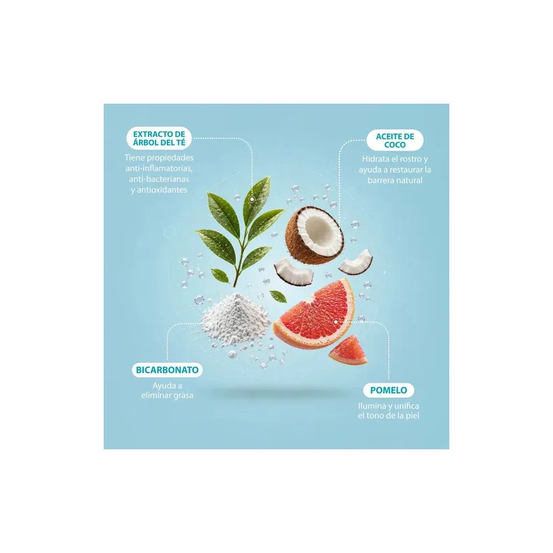 Jabón Facial Grisi Control Bicarbonato de Sodio 100 g. -