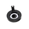 Hand Wheel, 100 x 10mm Metal Round Handwheel with Revolving