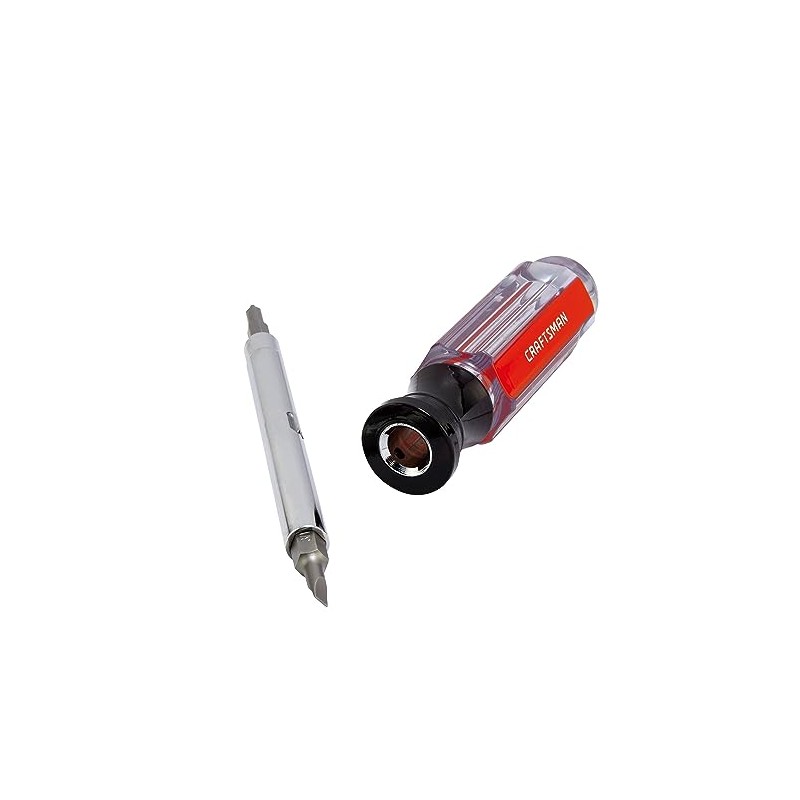 CRAFTSMAN Screwdriver Multi-Bit Set, 6 in 1, Acetate Handle (CMHT66052)