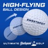 SweetSpot Oversized 3" Plastic Golf Balls, 3-Pack