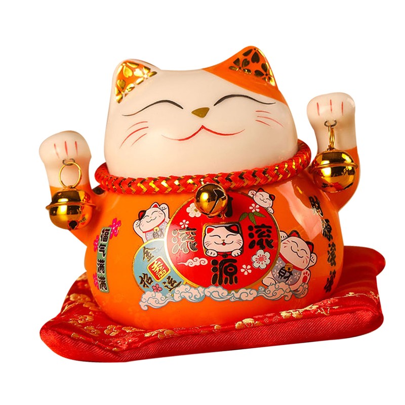 Lucky Cat Coin Bank 4.5in Exquisite Cute Bring Luck Good