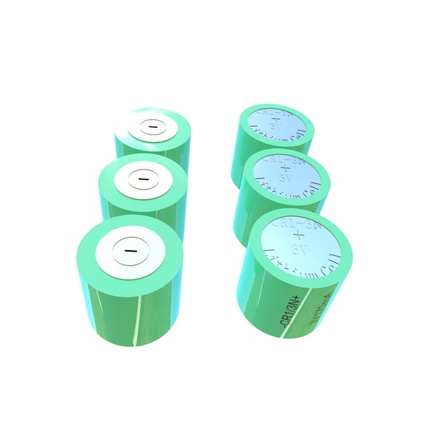 EX-ENERGY Replacement DL1/3N CR1/3N 3V170mAh Lithium Batteries 6 Count Bulk Packaging