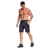 JustSun Pantalones cortos para hombre con cintura elástica y bolsillos