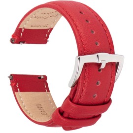 Brismassi Esetti Quick-Release Watch Straps, Top Grain Calf Leather Bracelets for Men and Women, Elegant Replacement Strap for Watches and Smartwatches, 22 mm, 21 mm, 20 mm, 19 mm, 18 mm, 16 mm