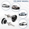 2 Pcs Quick Release Bumper Universal Aluminum Vehicle Hood Pins