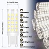 ALIDE G9 Led Bulbs 3W Dimmable 6000K Daylight White Replace
