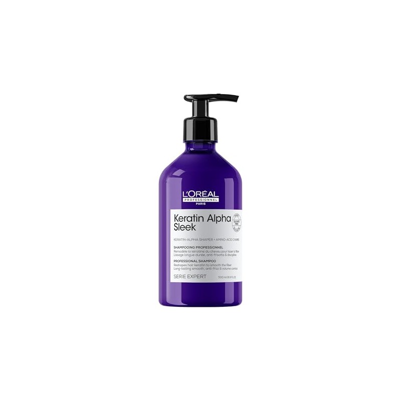 L'Oréal Professionnel Keratin Alpha Sleek Shampoo 500ml